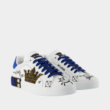 Bassa Sneakers - Dolce&Gabbana - Leather - Multicolor