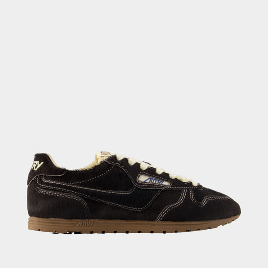 Windspin Low Sneakers - Autry - Leather - Brown