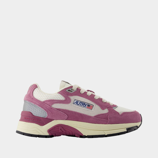 Hyperway Low Sneakers - Autry - Leather - Purple