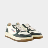 Medalist Low Sneakers - Autry - Leather - Green