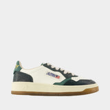 Medalist Low Sneakers - Autry - Leather - Green