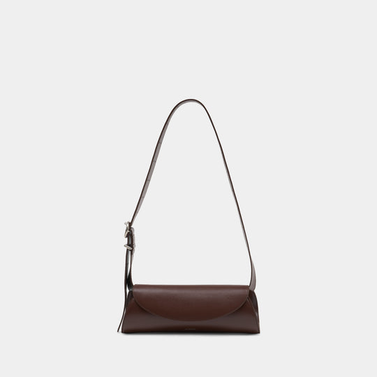 Cannolo Small Shoulder Bag - Jil Sander - Leather - Brown