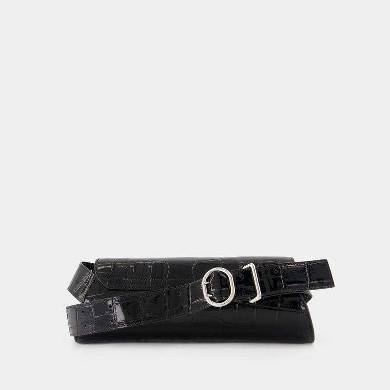 Cannolo Small Purse - Jil Sander - Leather - Black