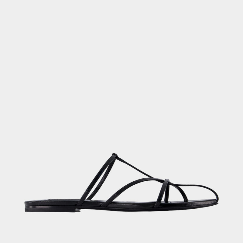 Sandals - Jil Sander - Leather - Black