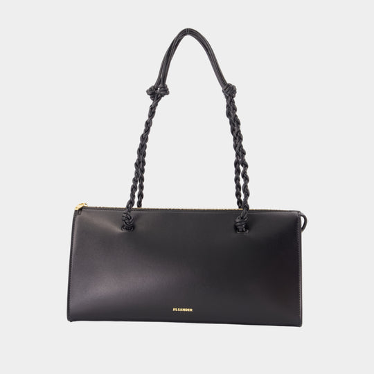Tangle Tent Shoulder Bag - Jil Sander - Leather - Black