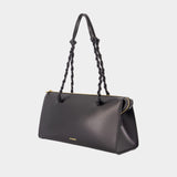 Tangle Tent Shoulder Bag - Jil Sander - Leather - Black