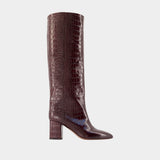 Anja 70 Boots - Paris Texas - Leather - Burgundy
