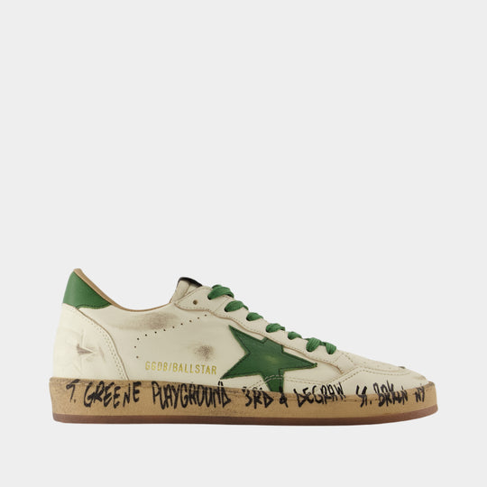 Ballstar Sneakers - Golden Goose Deluxe Brand - Leather - White