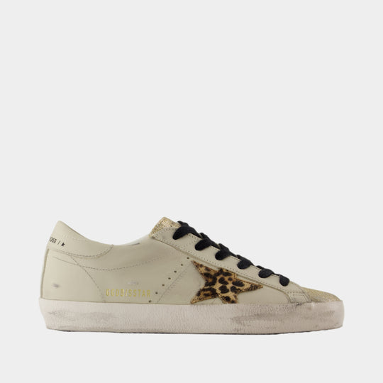 Super Star Sneakers - Golden Goose Deluxe Brand - Leather - Beige