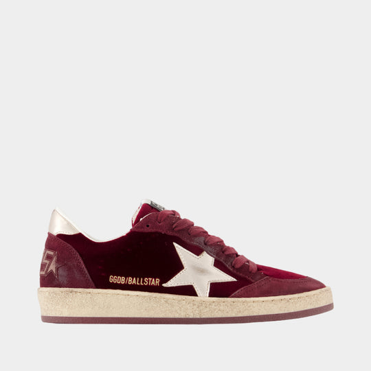 Ballstar Sneakers - Golden Goose Deluxe Brand - Leather - Red