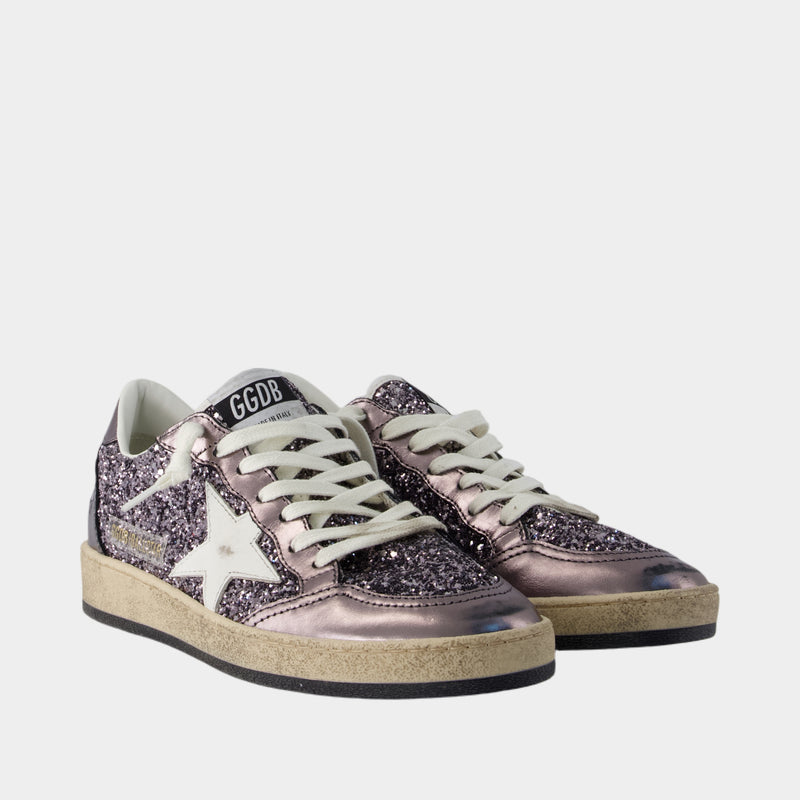 Ballstar Sneakers - Golden Goose Deluxe Brand - Synthetic - Purple