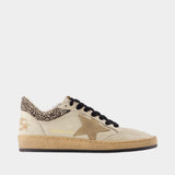 Ballstar Sneakers - Golden Goose Deluxe Brand - Leather - Beige