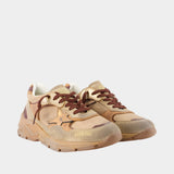 Running Dad Sneakers - Golden Goose Deluxe Brand - Leather - Brown