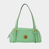 Small Shoulder Bag - Versace - Leather - Green