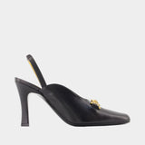 T.90 Pumps - Versace - Leather - Black