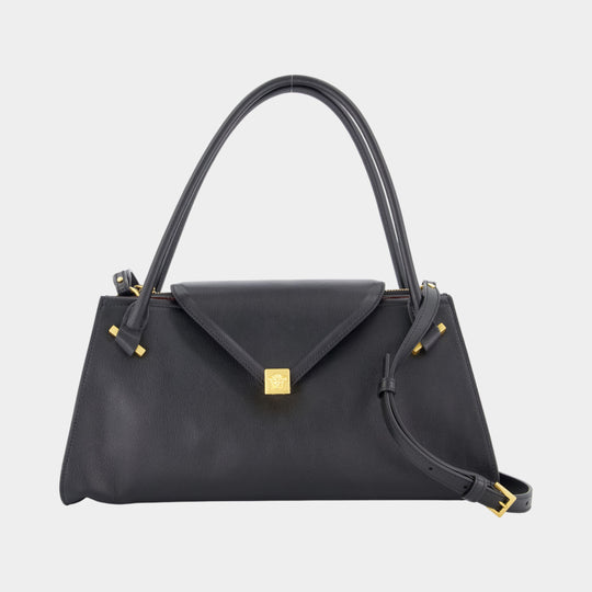 Medium Purse - Versace - Leather - Black