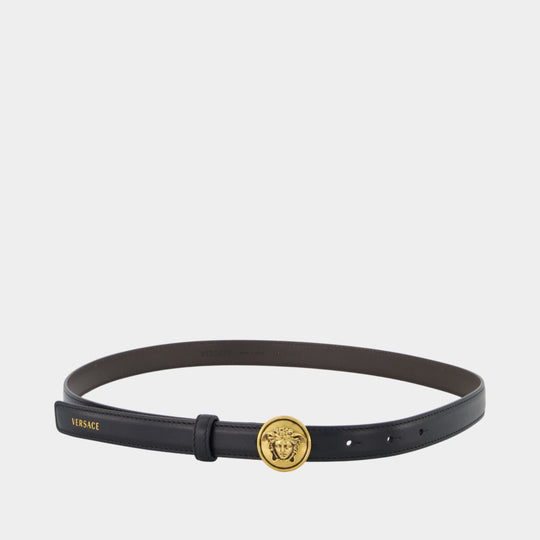H.20 Belt - Versace - Leather - Black