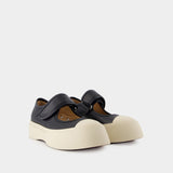 Mary Jane Sneakers - Marni - Leather - Black