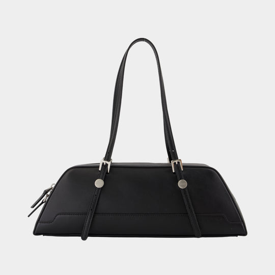Duffle Shoulder Bag - Marni - Leather - Black
