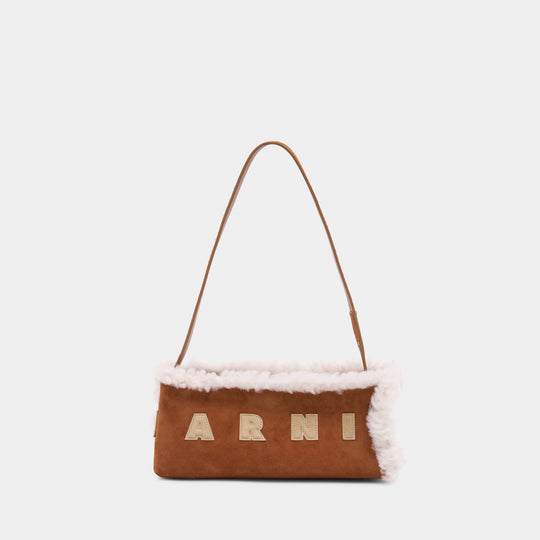 Museo Shoulder Bag - Marni - Leather - Brown