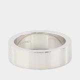 Minimal Logo Ring - MM6 Maison Margiela - Metal - Silver