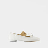 Ballerinas - MM6 Maison Margiela - Leather - White