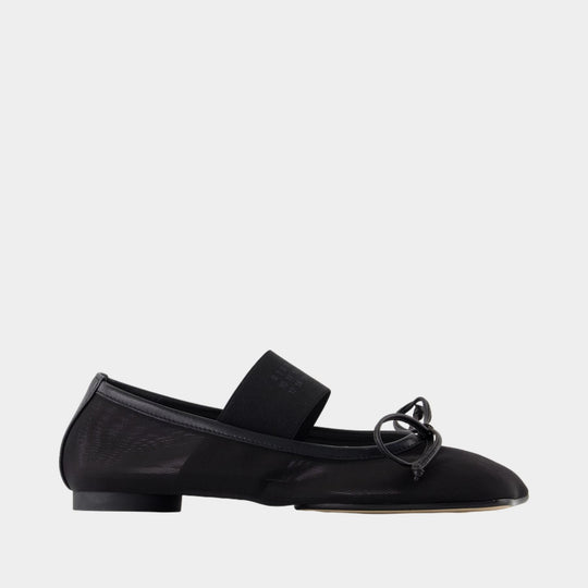 Ballerinas - MM6 Maison Margiela - Nylon - Black