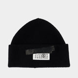 Beanie - MM6 Maison Margiela - Wool - Black