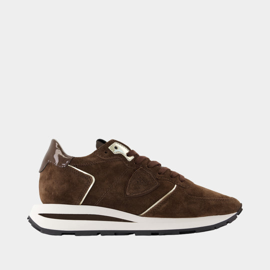 Sneakers Tropez Haute Low - Philippe Model - Leather - Brown