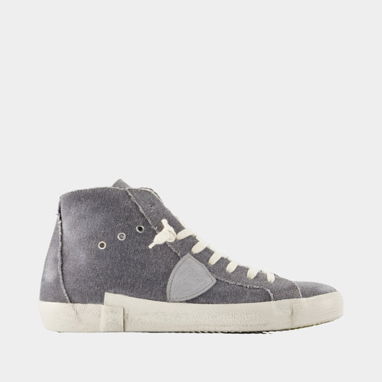Prsx High Sneakers - Philippe Model - Canvas - Grey