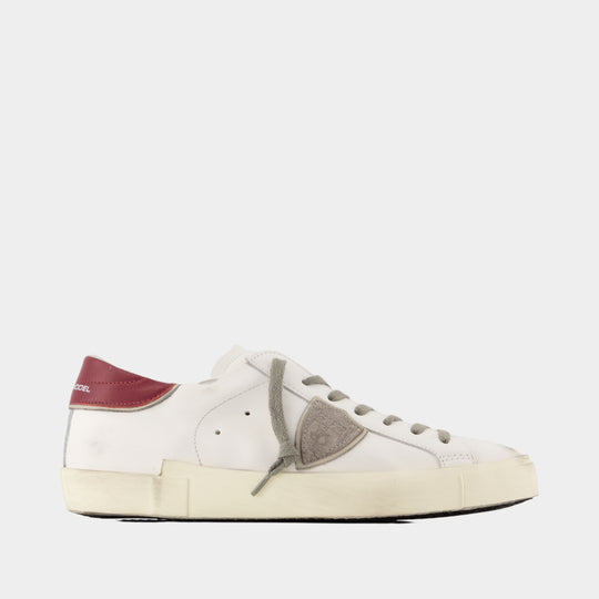 Prsx Low Man Sneakers - Philippe Model - Leather - White