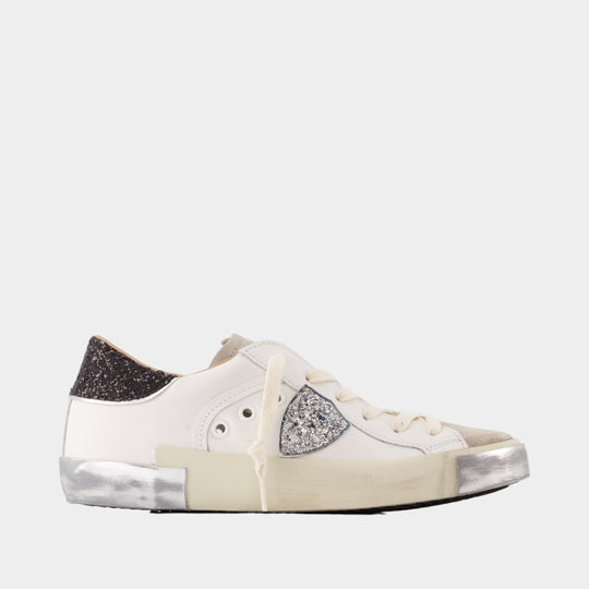Prsx Low Woman Sneakers - Philippe Model - Leather - White