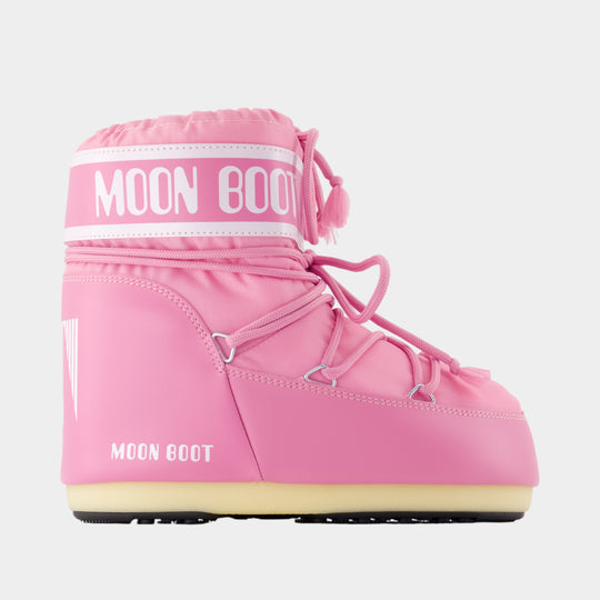 Icon Low Ankle Boots - Moon Boot - Synthetic - Pink