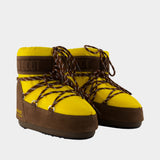 Mb X Gir Icon Low Ankle Boots - Moon Boot - Synthetic - Yellow