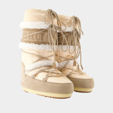 Icon Pearly Plus Boots - Moon Boot - Leather - Beige