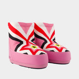 Icon Low Nolace Comet Boots - Moon Boot - Synthetic - Pink