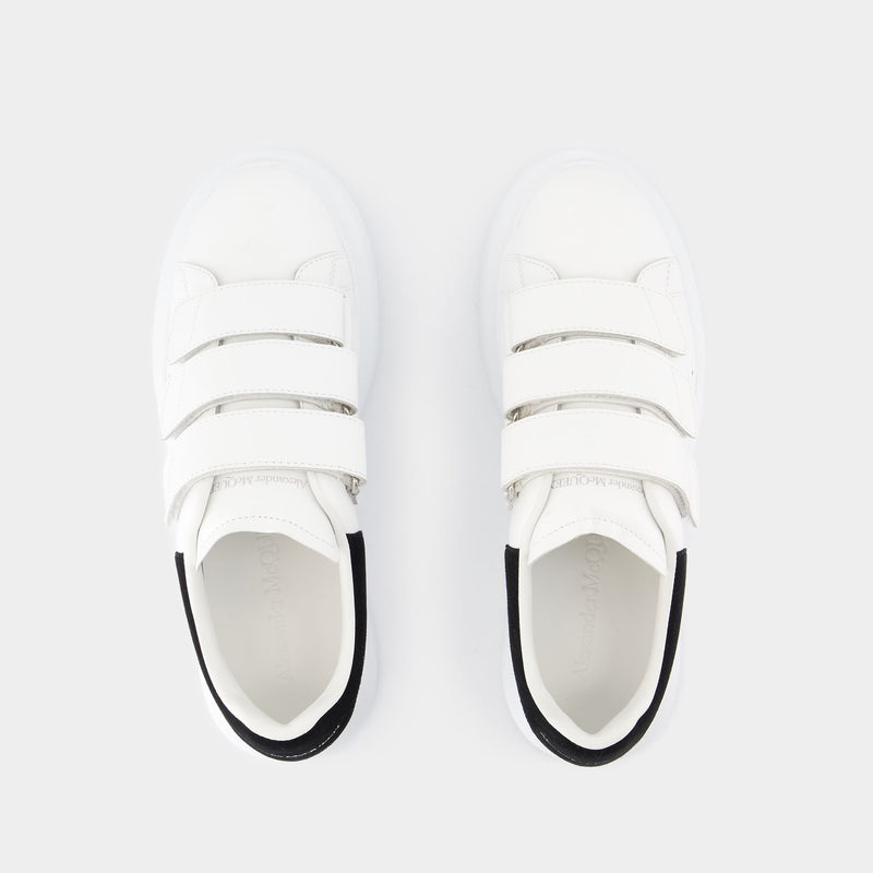 Sneakers Oversize 白色皮质白色鞋跟运动鞋