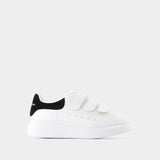Sneakers Oversize 白色皮质白色鞋跟运动鞋