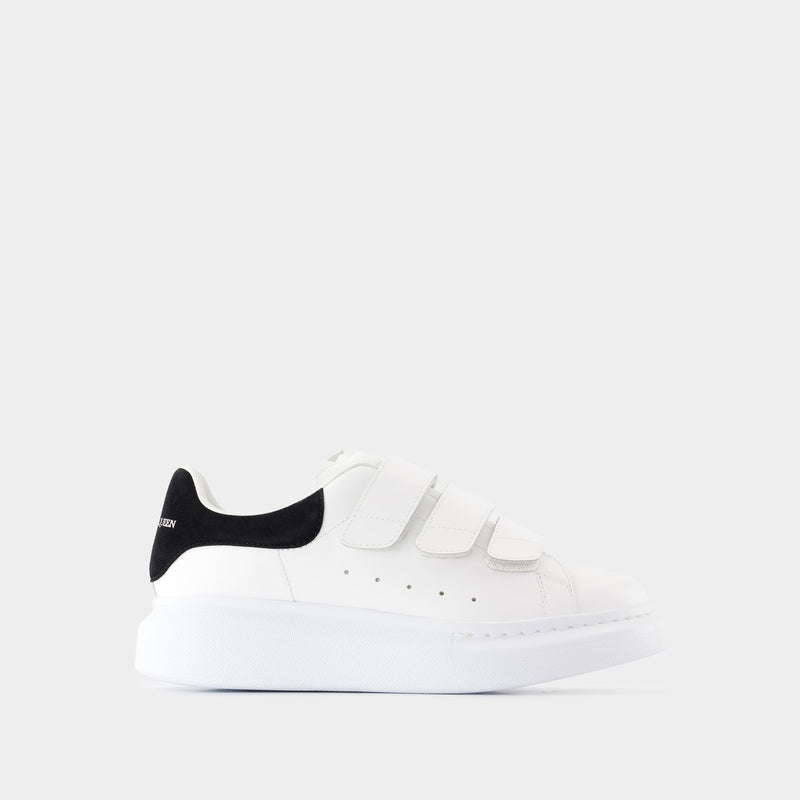 Sneakers Oversize 白色皮质白色鞋跟运动鞋