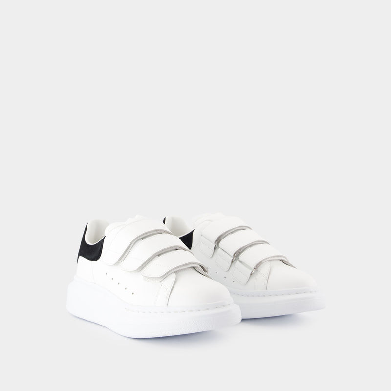 Sneakers Oversize 白色皮质白色鞋跟运动鞋