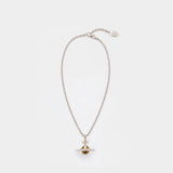 New Tiny Orb Necklace - Vivienne Westwood - Metal - Silver