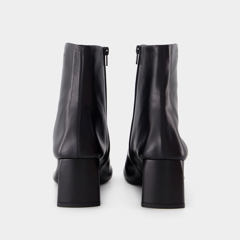 Dutyfree Ankle Boots - Balenciaga - Leather - Black