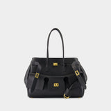 Bel Air Carry All M Shoulder Bag - Balenciaga - Leather - Black