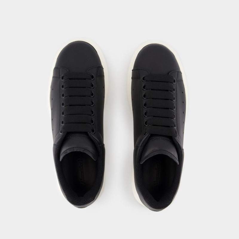 Oversize Sneakers - Alexander McQueen - Leather - Black