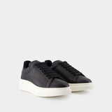 Oversize Sneakers - Alexander McQueen - Leather - Black