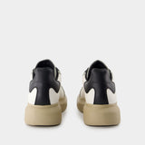 Oversize Sneakers - Alexander McQueen - Leather - White