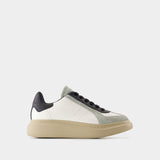 Oversize Sneakers - Alexander McQueen - Leather - White