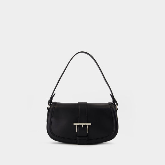 T-Bar Satchel Purse - Alexander McQueen - Leather - Black
