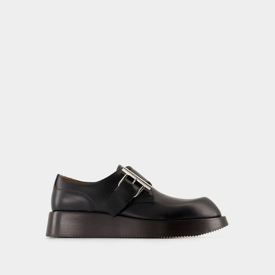 T-Bar Loafers - Alexander McQueen - Leather - Black