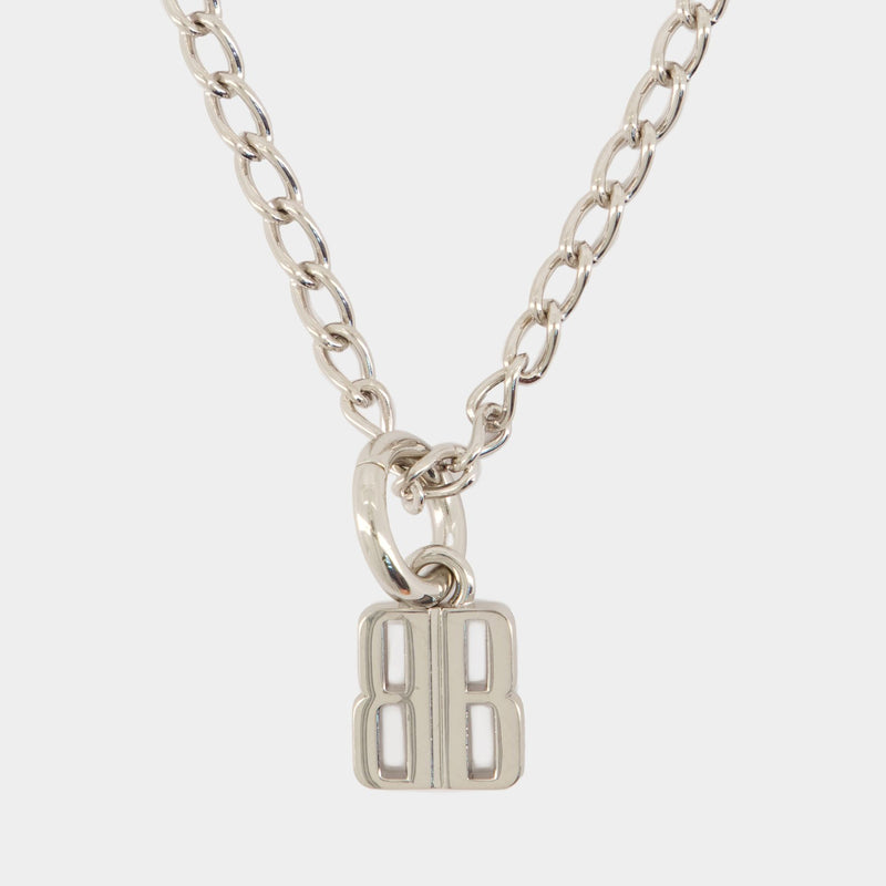 Nano Thin Necklace - Balenciaga - Metal - Silver